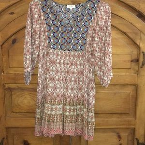 Umgee Tunic top..multicolored. Worn once